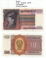 Burma  P.58 10 Kyats 1973 UNC - Myanmar