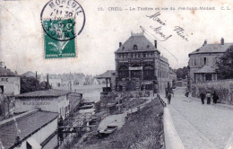 60 - Oise - CREIL - Le Theatre Et Rue Du Pré Saint Médard - Creil