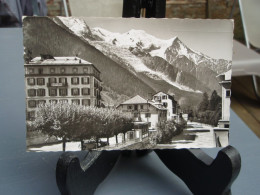 Cpsm   CHAMONIX-Mt-BLANC Hôtel é Pension. La Vallée Blanche. Astoria. 1950 - Chamonix-Mont-Blanc