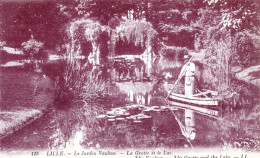 59 - LILLE -  Le Jardin Vauban - La Grotte Et Le Lac - Lille
