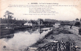 62 - Pas De Calais - GUINES - Le Canal A L'entrée Du Batelage - Guines