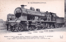 Les Locomotives Françaises ( Orleans  ) -  Machine 3504 A Vapeur Saturée - Compoud A 4 Cylindres - Trains