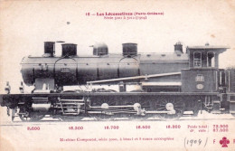 Les Locomotives Françaises ( Paris - Orleans  ) - Machine Compoud Serie 5000 - 8 Roues Accouplées - Trenes