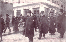 44 - NANTES - Manifestations Du 22 Février 1906 à L'occasion Des Inventaires - Agent Du Fise Se Rendant A La Prefecture - Nantes