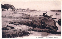 29 - Finistere - BENODET -  Les Rochers Et La Plage - Bénodet