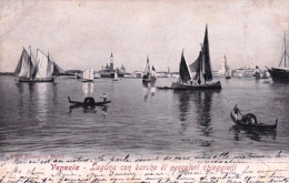 VENEZIA - Laguna Con Barche Di Pescatori Chioggiotti - 1905 - Venezia