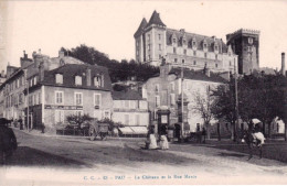 64 - PAU - Le Chateau Et La Rue Marca - Pau