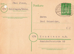 Bahnpost (Ambulant; R.P.O./T.P.O.) Konstanz-Offenburg (ZA2710) - Covers & Documents