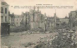 P5-62 -Arras-la Rue Saint-géry Et La Place Des états Bombardement Des 6,7,8,et 21octobre -guerre Universelle - Arras