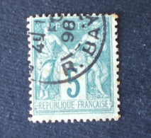 FRANCE FRANCIA 1875 SAGE TYPE II YVERY N. 75 - 1876-1898 Sage (Type II)