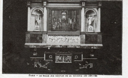 - PARIS. - LA SALLE DES SEANCES DE LA CHAMBRE DES DEPUTES. - Dos: Pub CHOCOLAT LOMBART - Scan Verso - - Other Monuments