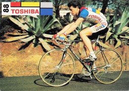 Vélo - Cyclisme - Coureur Cycliste  Jean Francois Bernard  - Team Toshiba - 1988 - Ciclismo