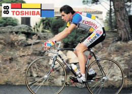 Vélo - Cyclisme - Coureur Cycliste  Philippe Le Leu - Team Toshiba - 1988 - Cyclisme