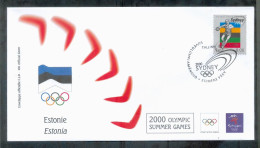 Estonia 2000: FDC Envelope " Olympic Games Of Sydney" - Summer 2000: Sydney