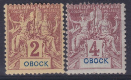 Obock        N° 33/34 * - Unused Stamps