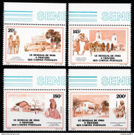 1988 Senegal In 1900 Through Its Postcards Set MNH** No1 - Sénégal (1960-...)
