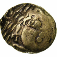 Séquanes, Helvètes, 1/4 Statère, 1st Century BC, Electrum, TTB - Celtic