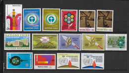 NATIONS UNIES / ONU - GENEVE - ANNEES COMPLETES 1972/1973 ** MNH - COTE = 24.5 EUR - Ongebruikt