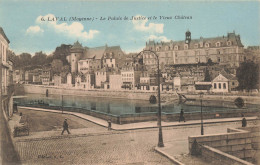 CPA Laval-Le Palais De Justice Et Le Vieux Château-6-RARE    L2951 - Laval