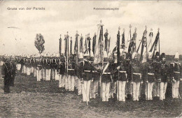 1907 DEUTSCHLAND GRUSS VON DER PARADE FAHNENKOMPAGNIE - Autres & Non Classés