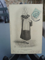 Cpa Anciens Costumes De Normandie Cauchoise, Adressée Postes Et Télégraphes à Courtemer. Précurseur 1905 - Haute-Normandie