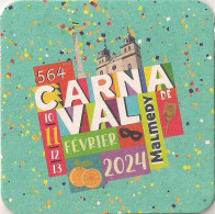 564 CARNAVAL DE MALMEDY - 10.11.12.13 FÉVRIER 2024 - SOUS-BOCK. - Beer Mats