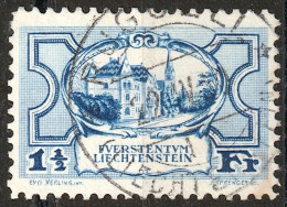 Liechtenstein 1925: "Regierungs-Palast" Zu 70 Mi 71 Yv 71 Mit Voll-Stempel RUGGELL 22.IV.29 (Zumstein CHF 120.00) - Gebruikt