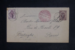 RUSSIE - Entier Postal + Complément Pour Paris En 1897  - L 152828 - Cartas & Documentos