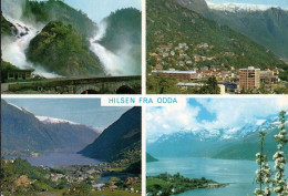 1 AK Norwegen * Ansichten Des Ortes Odda, So Der Låtefoss Wasserfall Bei Odda, Luftbilder Von Odda, Der Sørfjord * - Norvège