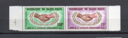 HAUTE VOLTA  PA  N° 23 + 24  SE TENANT   NEUFS SANS CHARNIERE  COTE  2.50€    COOPERATION INTERNATIONALE - Alto Volta (1958-1984)