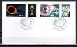 Romania 1999 Space, Total Eclipse Commemorative Cover - Europe