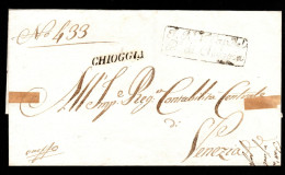 1837: Piego Da Chioggia (Ve) Per Venezia - 1. ...-1850 Prephilately