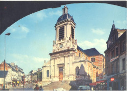 CPM Bolbec - L'église - La Rue De La République - Bolbec