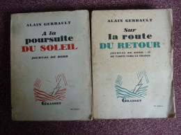 Alain Gerbault, Lot De 2 Livres - 1901-1940