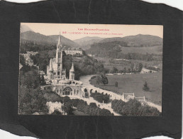 129246          Francia,      Lourdes,   Vue  Plongeante  Sur   La  Basilique,    NV - Lourdes