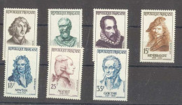 Yvert 1132  à 1138 -  Célébrités Etrangères   - Série De 7 Timbres Neufs Sans Traces De Charnières  - - Unused Stamps