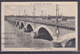 CPA  Bordeaux Dpt 33  Le Pont  Tram Réf 408 - Bordeaux