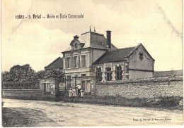 Carte POSTALE Ancienne De  BRIEL - Mairie & Ecole - Sonstige & Ohne Zuordnung