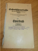 Altes Sparbuch Burscheid / Lambertzmühle , 1934 - 1942 , Erna Maibüchen In Burscheid , Lambertzmühle , Sparkasse , Bank - Documents Historiques