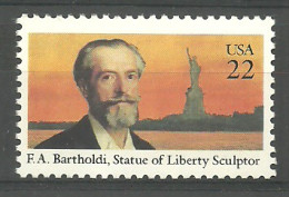 United States Of America 1985 Mi 1761 MNH  (ZS1 USA1761) - Sculpture