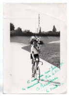 472, Sport Cyclisme, Photo Avec Dédicace De Boucheroy Souvenir Du Prix De Blois 9 Aout 1936 - Wielrennen