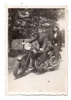 448, Moto Motocyclette, Photo Format 6,1 X 8,7 Cm, TB - Automobiles