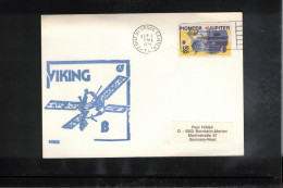 USA 1975 Space / Weltraum Space Probe VIKING B Interesting Cover - United States