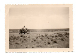 453, Moto Motocyclette, Photo Format 9 X 6,4 Cm, état ! - Auto's