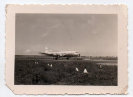 362, Aviation Avion DC7 Le 22 Février 1958 BA155 De Casablanca, Photo Format 9,5 X 7 Cm, état - Luftfahrt