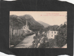 129249          Francia,      Lourdes,     Vue  Sur  Le  Gave    Et  La  Basilique,   NV - Lourdes