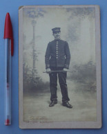 245, Militaria, Militaire Tenant Une Cravache, Cavalerie ??, Photo Ch Wallon - War, Military