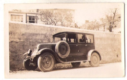 083 Automobile, Voiture Taxi à Identifier, Photo De 1933, Format 11, 5 X 7,3 Cm - Automobile