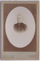 010 (Portrait) Photo Bessé 76 Av D'Argenteuil Asnières Collée Sur Carton, Vieille Femme - Ohne Zuordnung