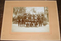 002 (Militaria) Photo Grossin à Paris, 89e RI Régiment D'Infanterie, Collée Sur Carton, Format Carton 35 X 27 Cm - Krieg, Militär